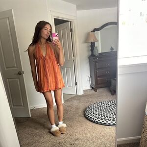 Women's Orange Dress